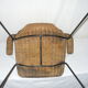 Chaise rotin Gian Franco Legler des années 50