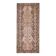 Vintage Turkish Oushak Handmade Wool Cotton Brown Runner Rug 188x416