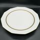Lot of 2 dishes porcelain Limoges double gilding and white