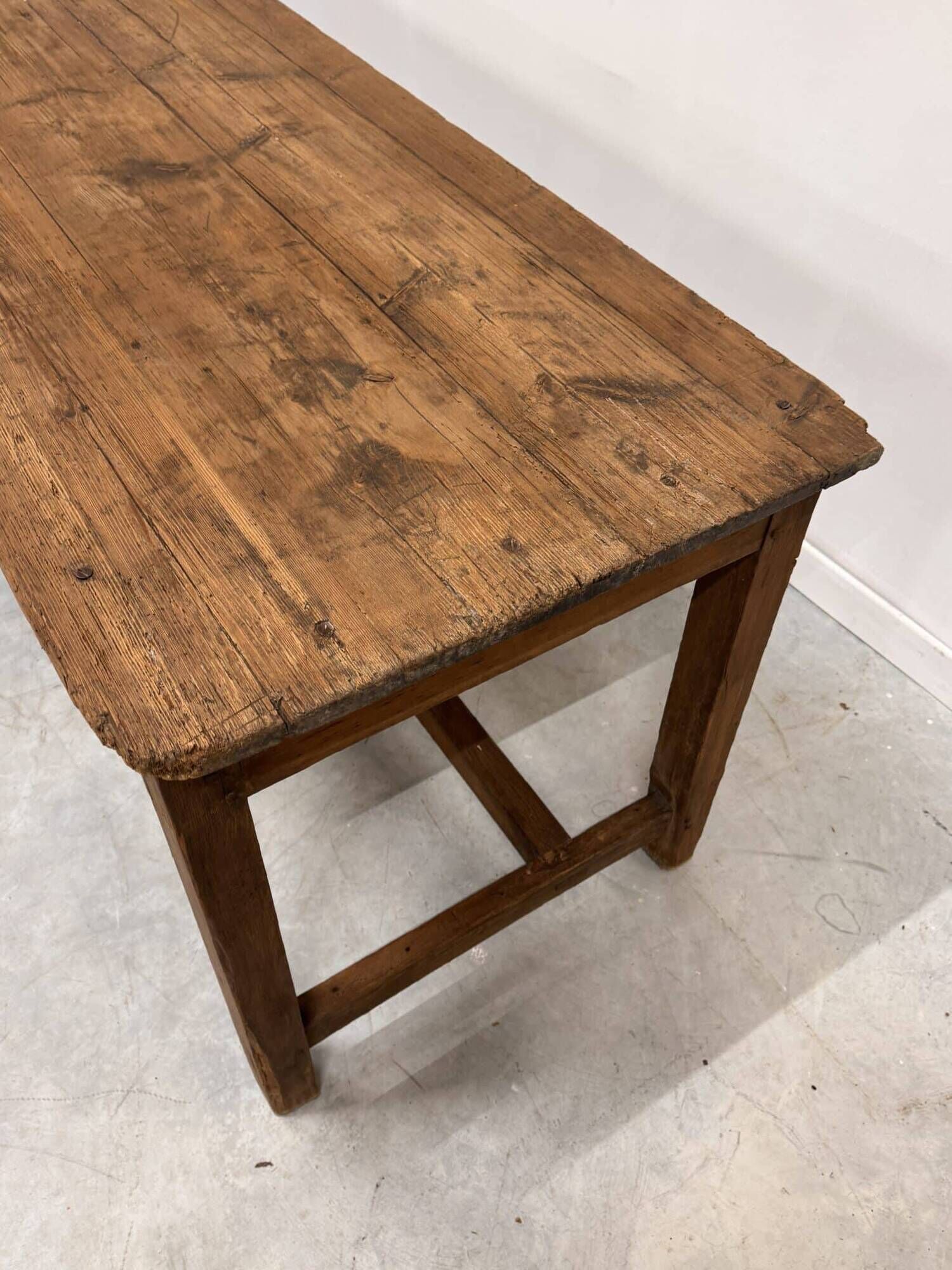 Old wooden monastery table