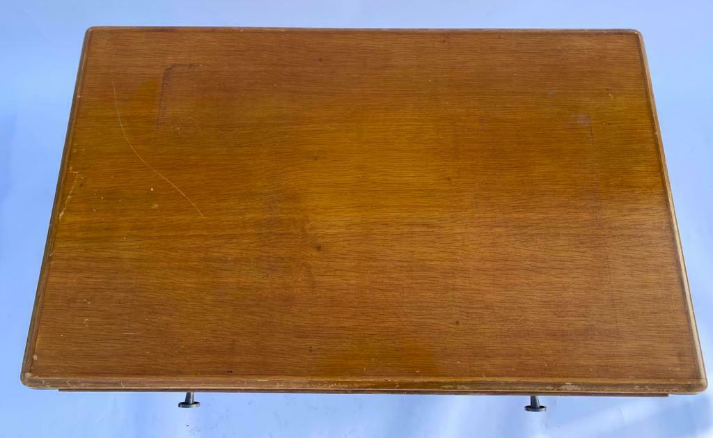 Bureau 1 drawer 1950 2 buttons design francais