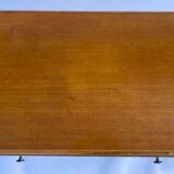 Bureau 1 drawer 1950 2 buttons design francais