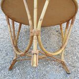 Table basse rotin  1960