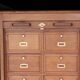 Shannon notary's filing cabinet, in solid mahogany (circa 1900)