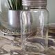 Bocal "mon jardin" en verre et aluminium