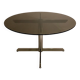 Table à manger à plateau en verre fumé - c. 1970 - Roche Bobois