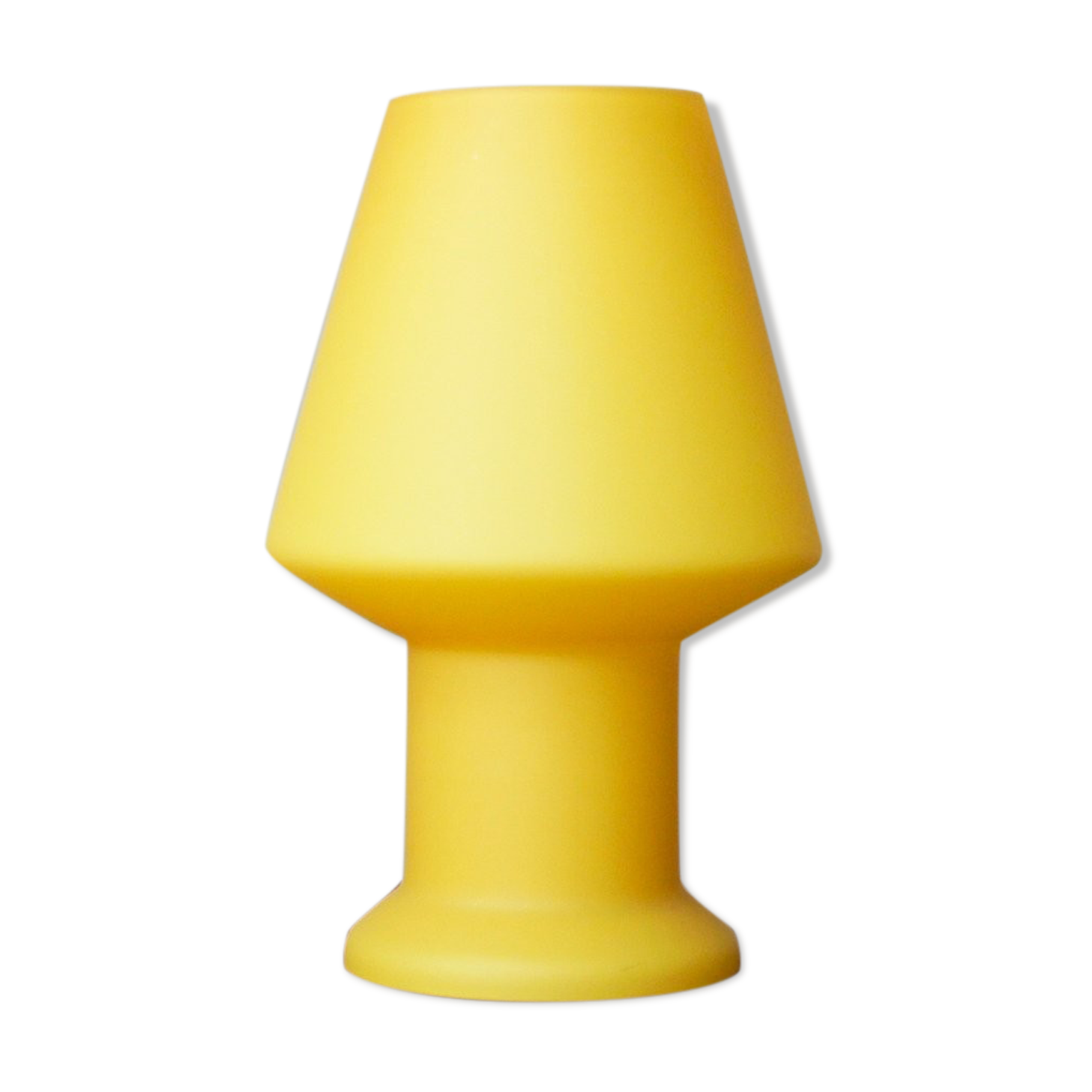 Yellow Table Lamp from Vetri Murano, 1970s