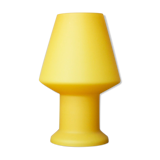 Lampe de table jaune de Vetri Murano, années 1970