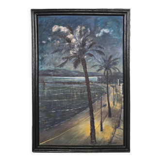 Oil Painting “Cannes” Boulevard