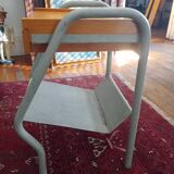 1950s boarding school bedside table.