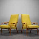 Ensemble de 2 fauteuils Antonin Šuman, 1960