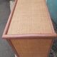 Commode Maugrion en rotin années 1980