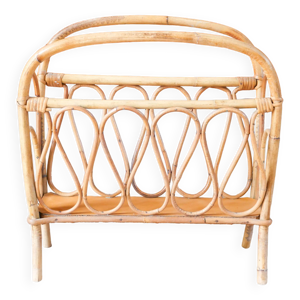 Porte-revue en bambou - 1960