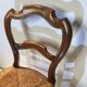 Mulched wooden chair