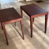 2 rosewood bedside tables by Severin Hansen - Denmark 1960s