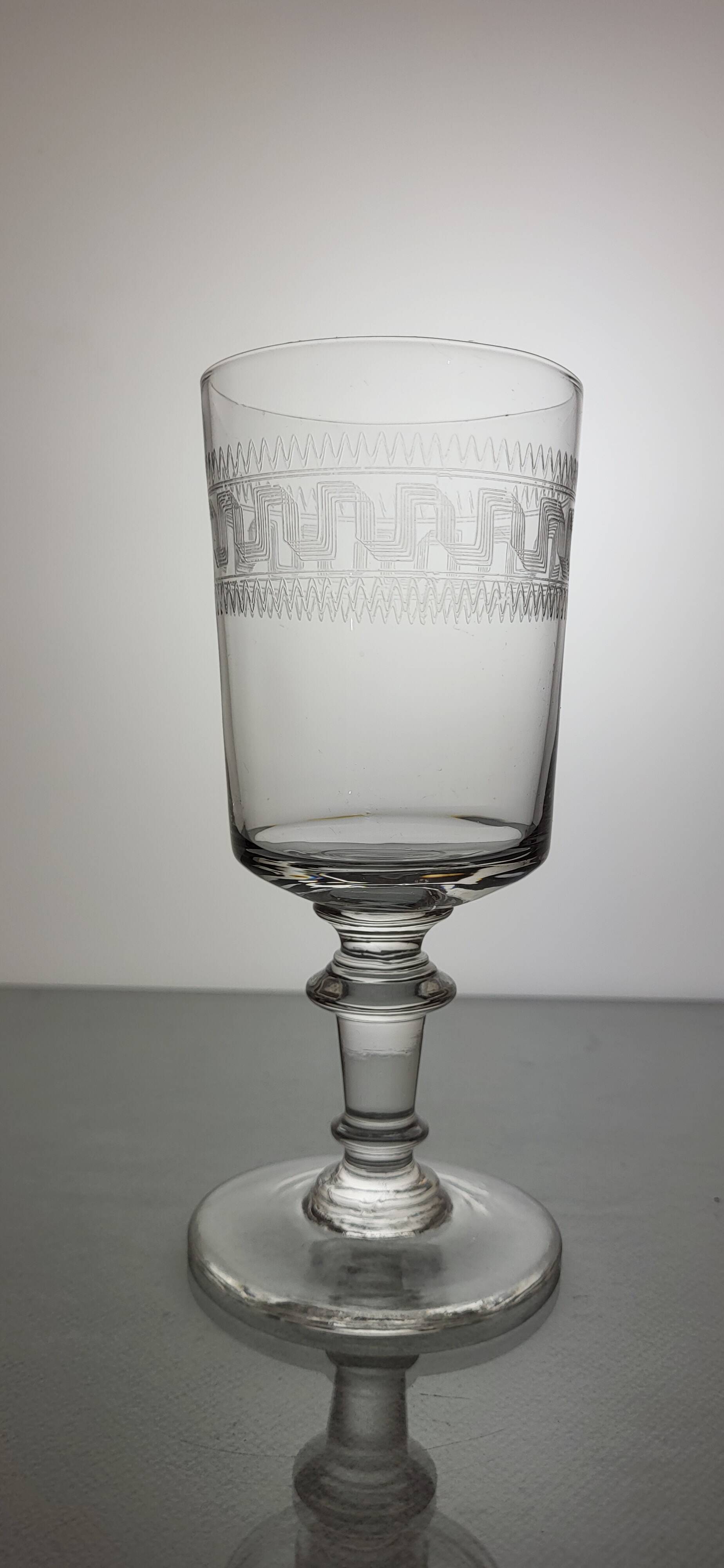6 verres à eau / vin, XIXème