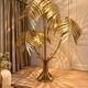Large palm tree floor lamp in brass – Handmade – New