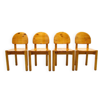 Vintage Pine Dining Chairs by Rainer Daumiller, 1990s