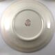3 flat plates Gien white decorated with vine leaves and grapes