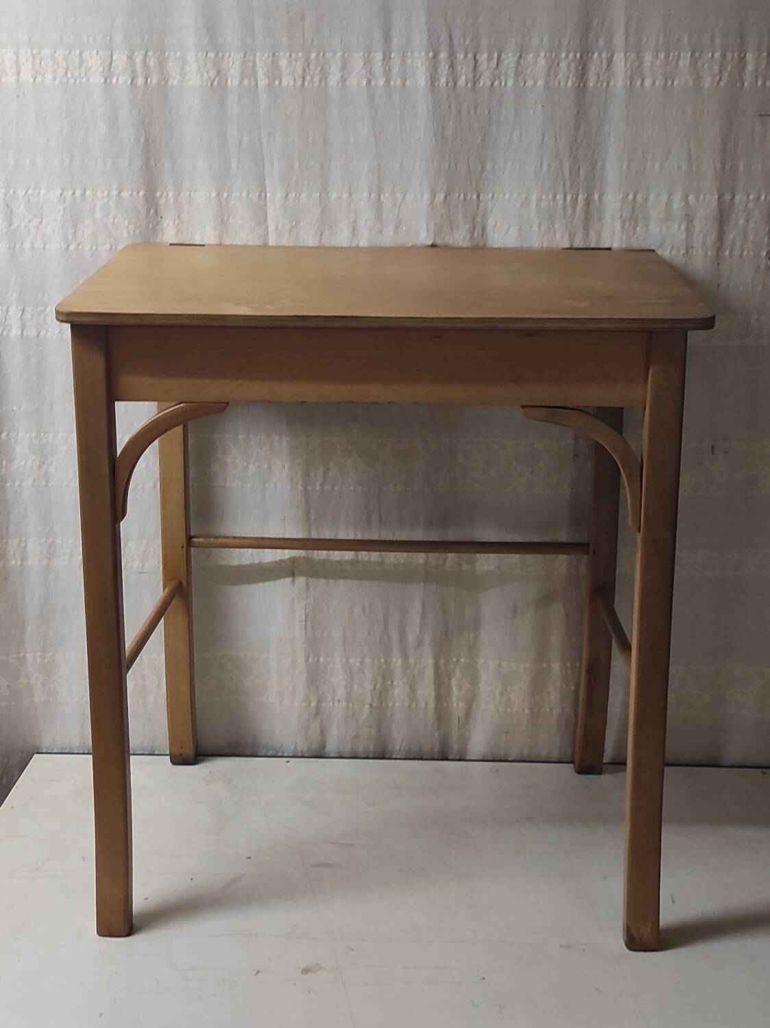 Wooden children's desk and chair - mid-20th century