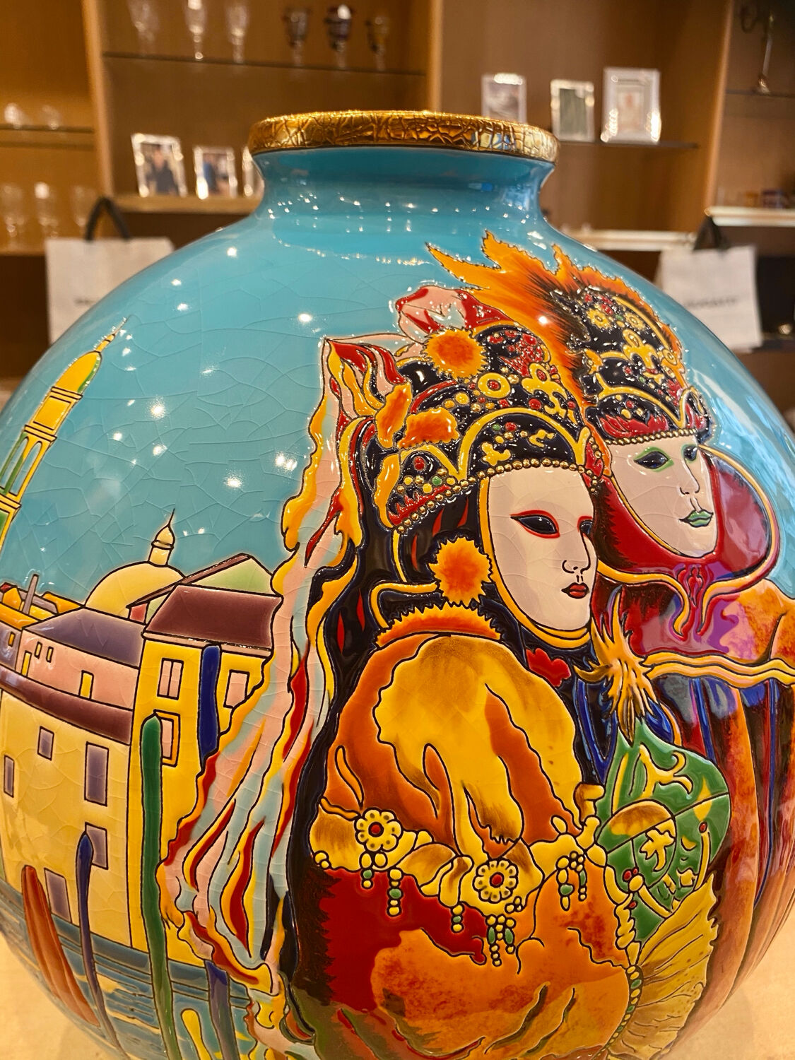 Vase Émaux de Longwy