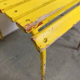 Vintage Yellow Industrial Chair, 1960s