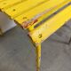 Chaise industrielle vintage jaune, années 1960