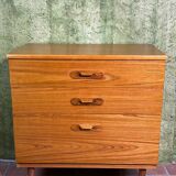 Commode rétro vintage en teck du milieu du siècle