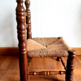 Chaise basse coin de feu