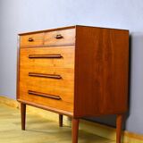 Commode en Teck de Ejvin Johansson Édition Gern Mobelfabrik 1960