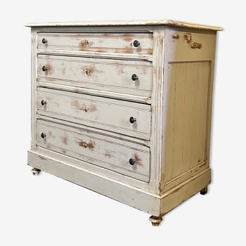 Patinated chest of drawers