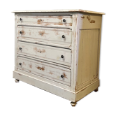 Commode patinée
