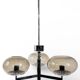 Chandelier and pair of wall sconces by Gaetano Sciolari.