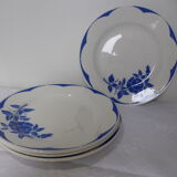 4 flat plates of Digoin Sarreguemines model Corsica 211209