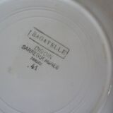 5 assiettes  plates Digoin Sarreguemines Bagatelle  384112 faience ancienne