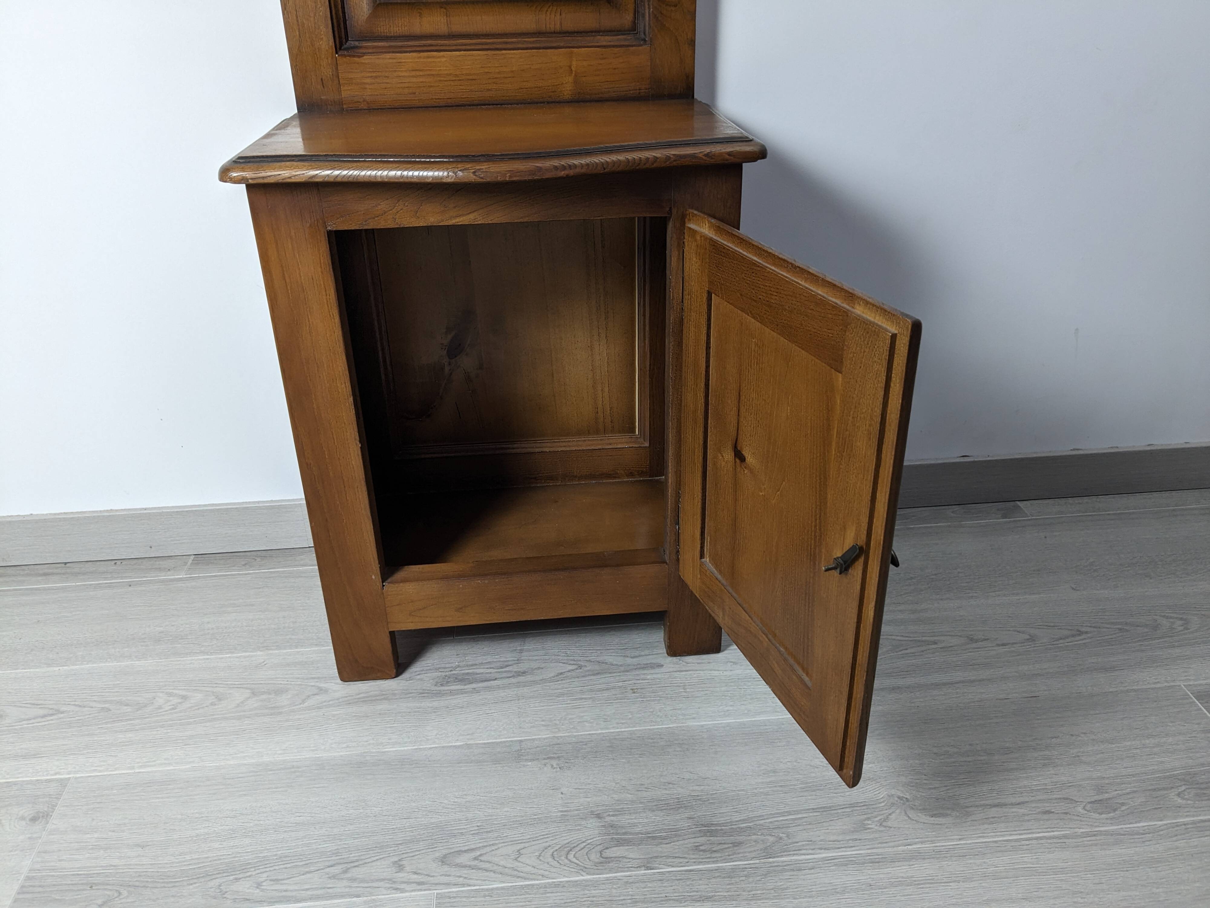Old 19th century solid oak entrance cabinet