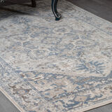 Tapis orient beige et bleu 200x300 cm kama