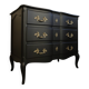 Commode vintage noire
