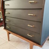 Commode pieds compas vintage