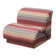 Missoni Doimo fabric armchair 1970s vintage modernism