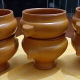 Lot de 6 bols a gratinee en gres
