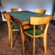 Table et chaises scandinave vintage