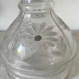 Carafe ancienne , vase décor marguerite