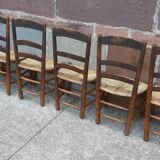 Set of 6 antique chairs