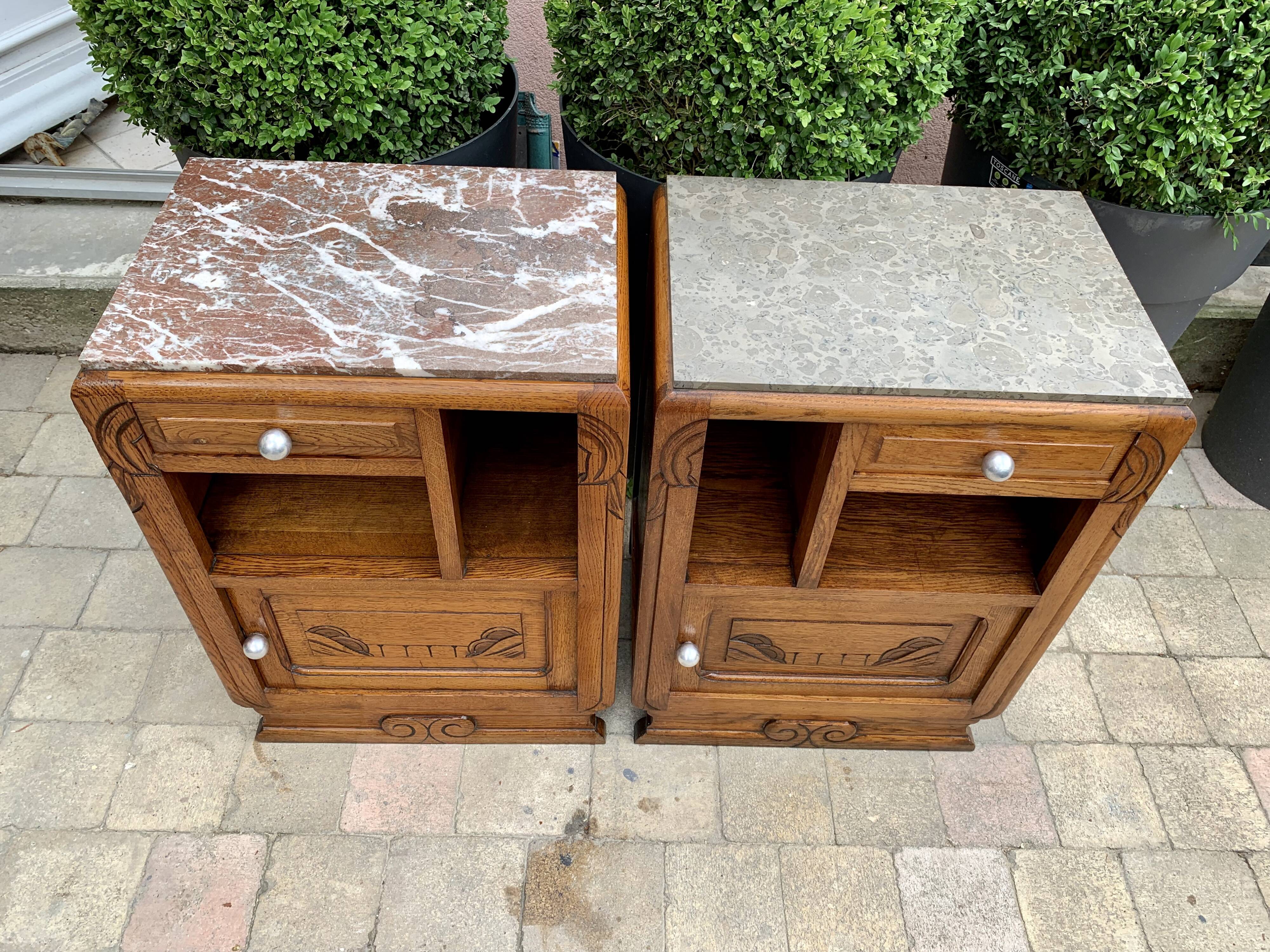 Art deco bedside tables