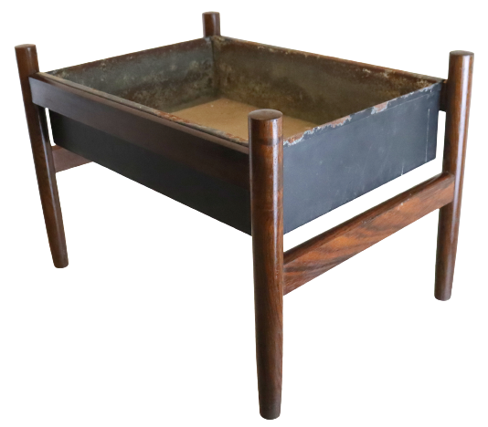 Vintage rosewood planter 'kokkedal' danish design