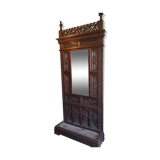 Miroir d'entrée époque néogothique