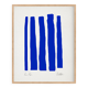 Impression giclée abstraite bleue, 50x70cm