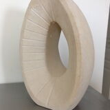 Vintage stone abstract sculpture signed Tajana