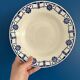 Lot de 5 assiettes en faïence ancienne Céranord St Amand - Made in France
